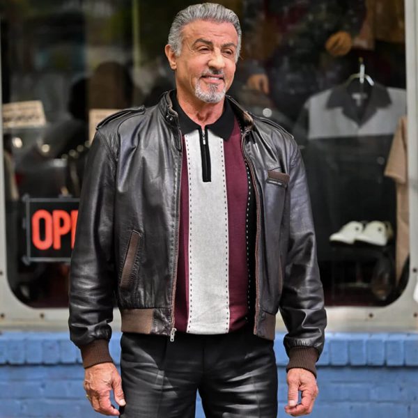 Dwight The General Manfredi Tulsa King Sylvester Stallone Leather Jacket