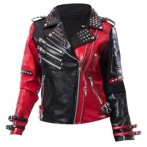 Harley Quinn Heartless Asylum Leather Jacket