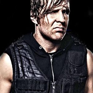 WWE Dean Ambrose Black Leather Vest