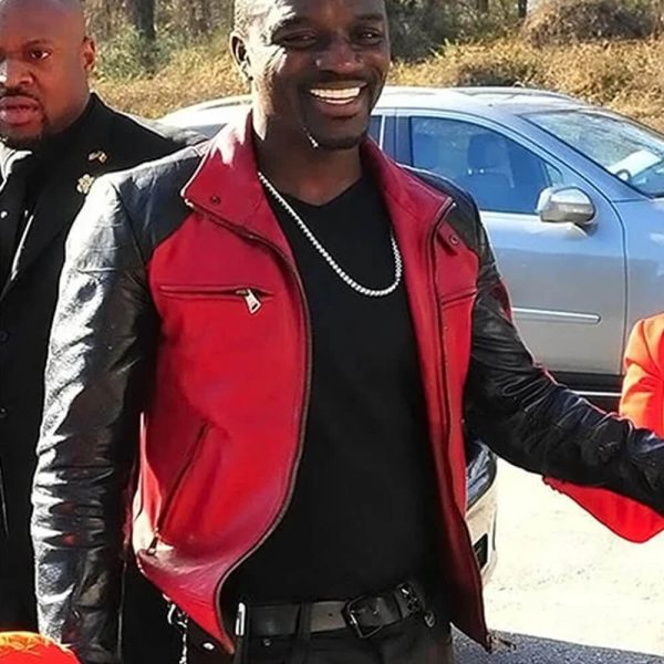 Akon Classic Brando Leather Jacket