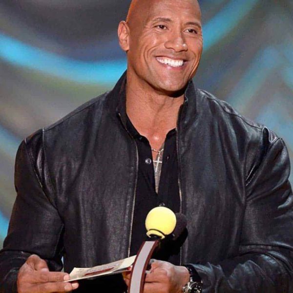 Dwayne Johnson MTV Movie Awards Leather Jacket