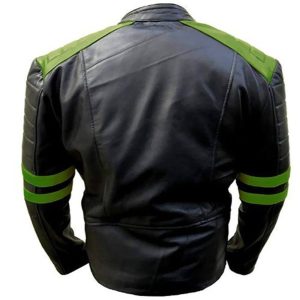Mens Biker Vintage Brando Leather Jacket